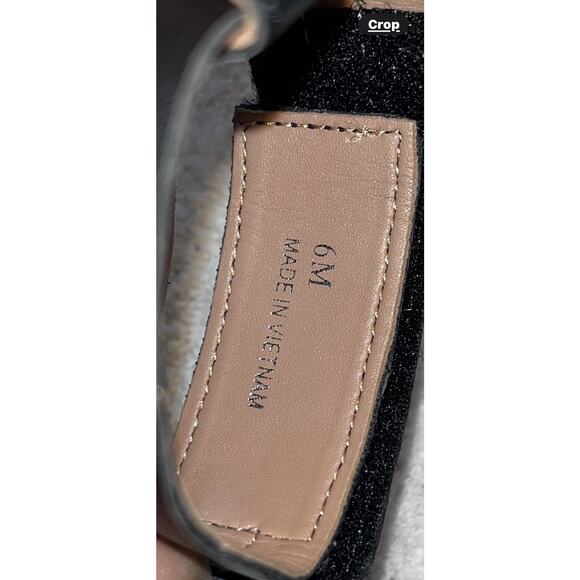 LINEA PAOLO Emmie Heeled Ankle Strap Leather Sandals Block Heels Size 6 Med - Picture 8 of 8